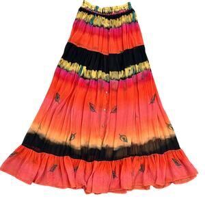 90s Desert West by Sherry Holt Maxi Skirt